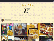 Tablet Screenshot of frituurpulhof.be